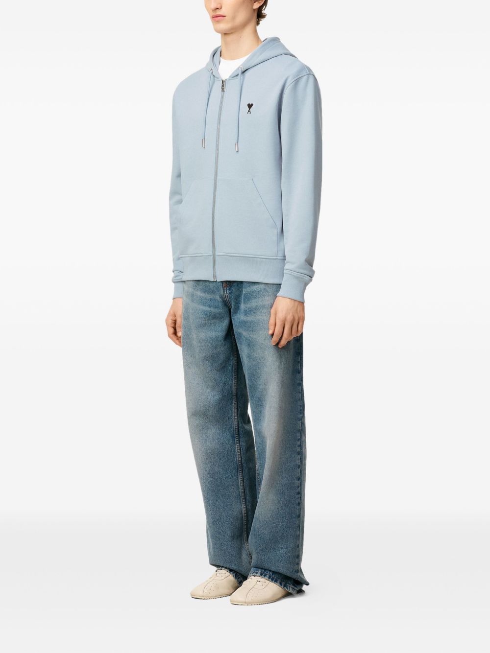 Ami-De-Coeur zip-up hoodie - 3