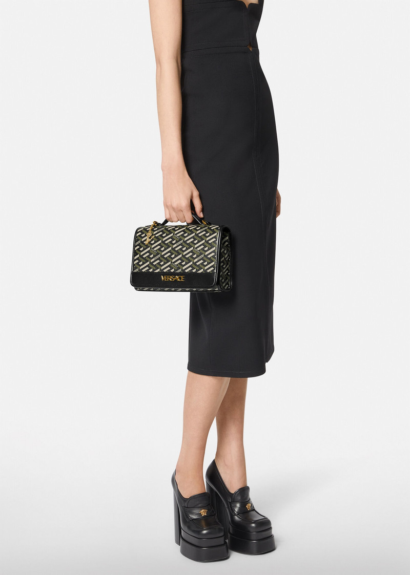 VERSACE La Greca Signature Shoulder Bag outlook