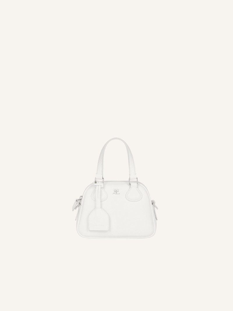 AC STUD LEATHER MINI BOWLING BAG 1