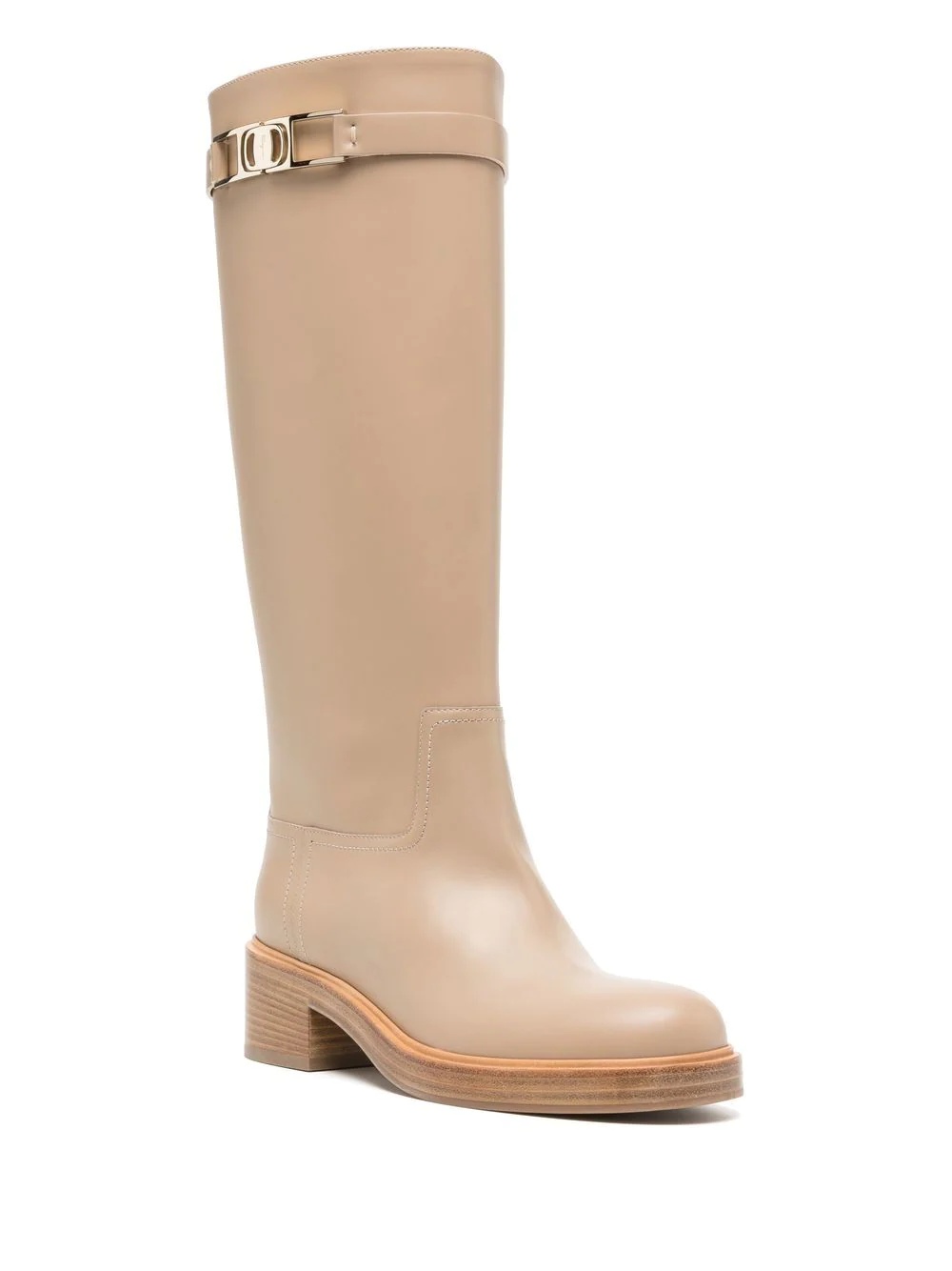 ornament square gancini boots - 2