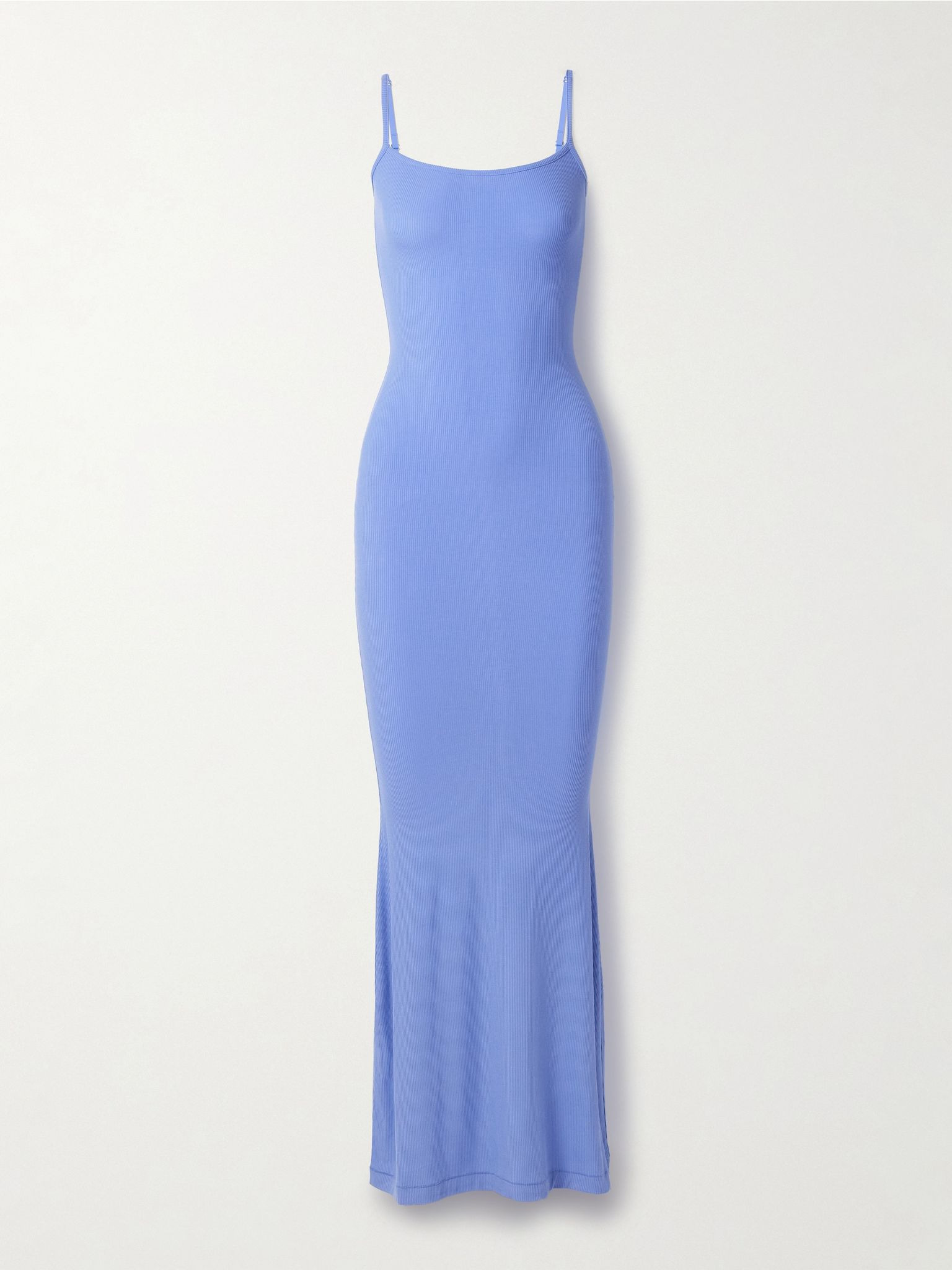 Soft Lounge Long Slip Dress - Cielo Azure - 1