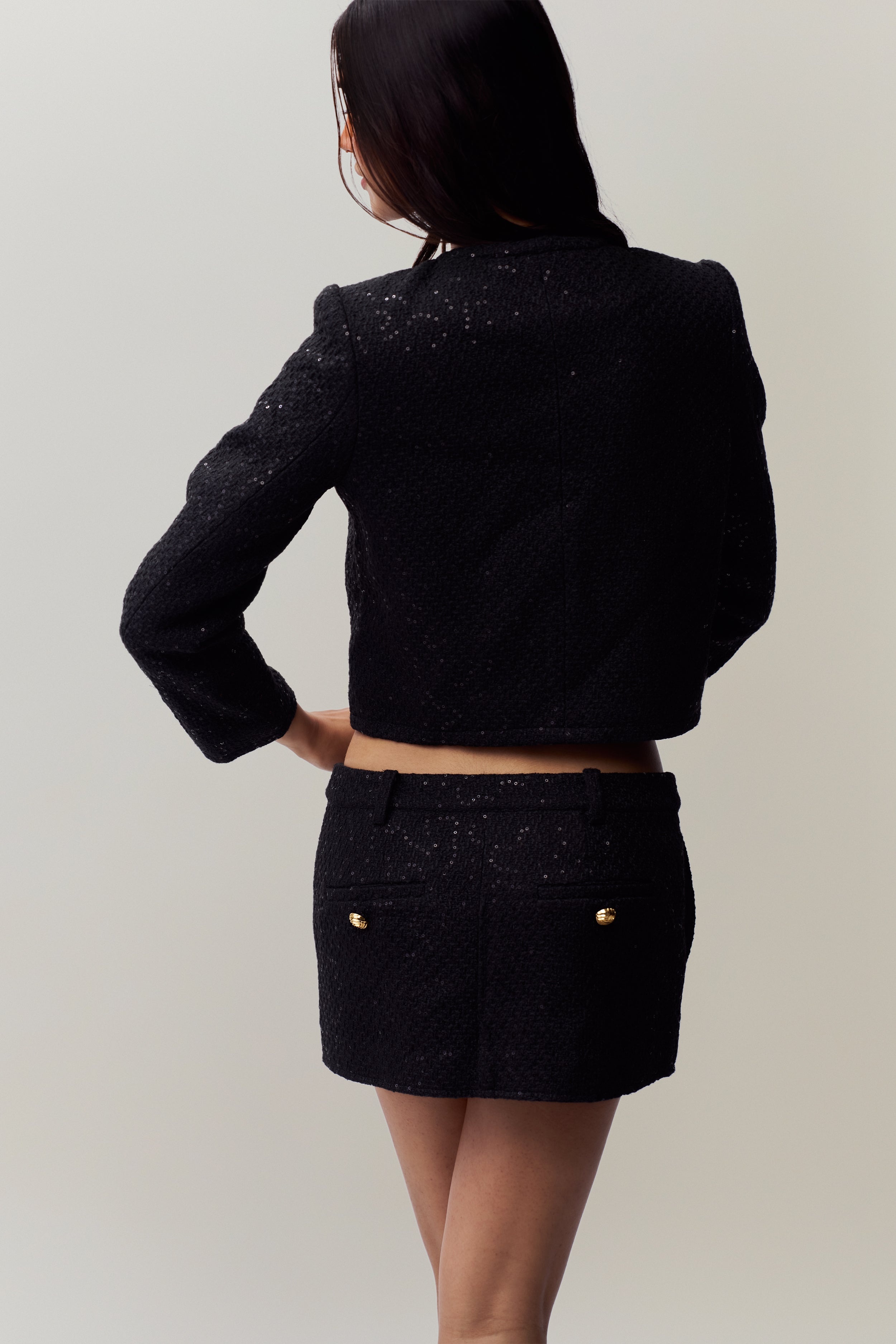 BELA TWEED MINI SKIRT - 4