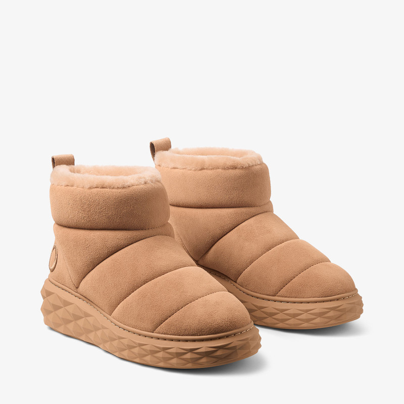 Xan Toffee Suede Ankle Boots with Shearling 2