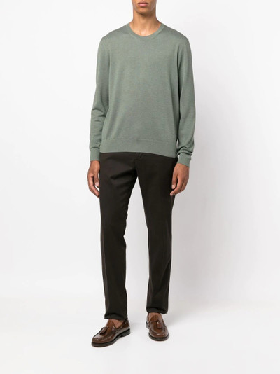 Ralph Lauren ribbed-knit long-sleeved sweater outlook