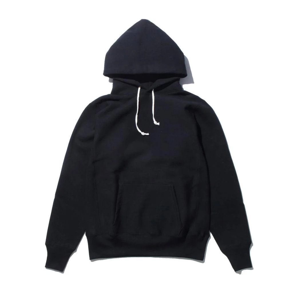 Warehouse & Co Lot. 484 Hooded Sweatshirt Black - 1