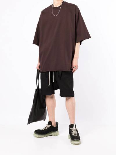 Rick Owens drawstring waist cotton shorts outlook