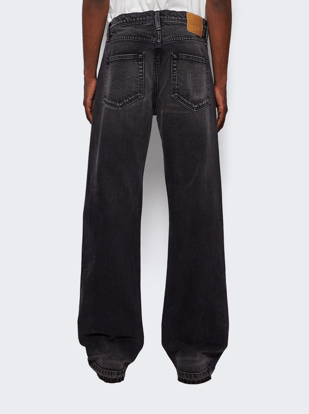Burnt Flare Jeans Washed Black - 5