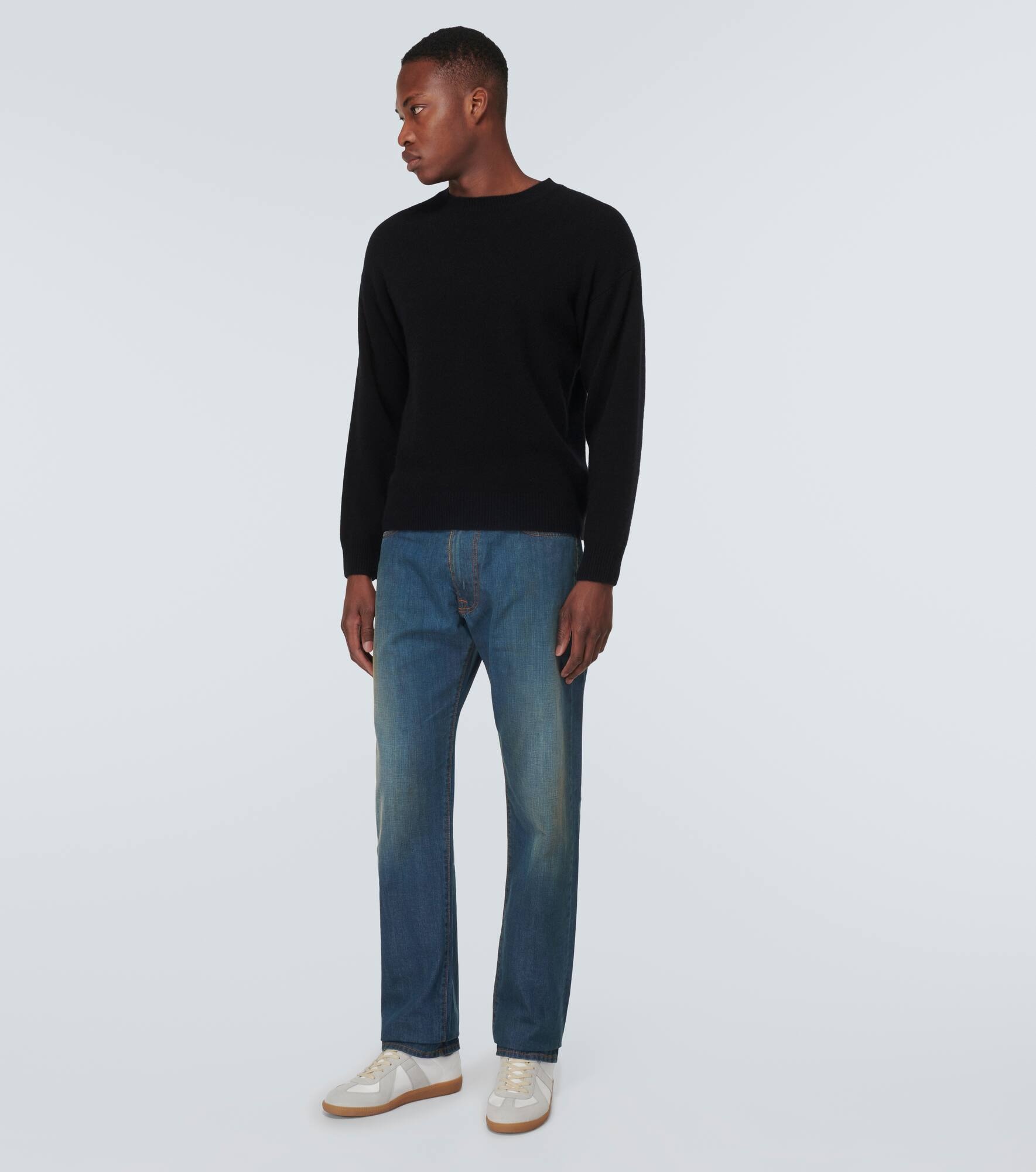 Mid-rise straight jeans - 2