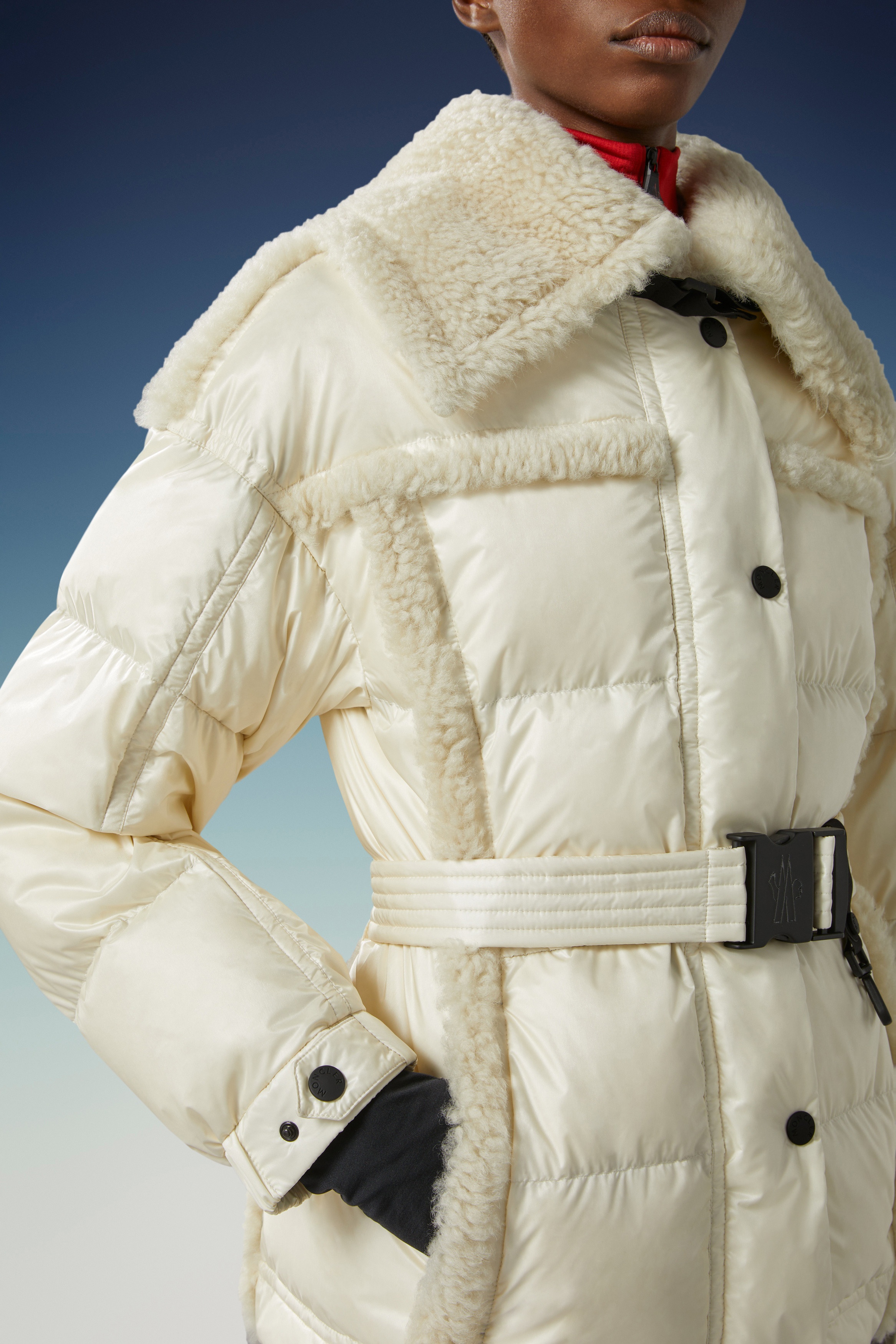 MONCLER GRENOBLE 2023/24AW ベルト付ダウンジャケットBIOALLAY MONCLER モンクレール ダウンジャケット レディース GRENOBLE