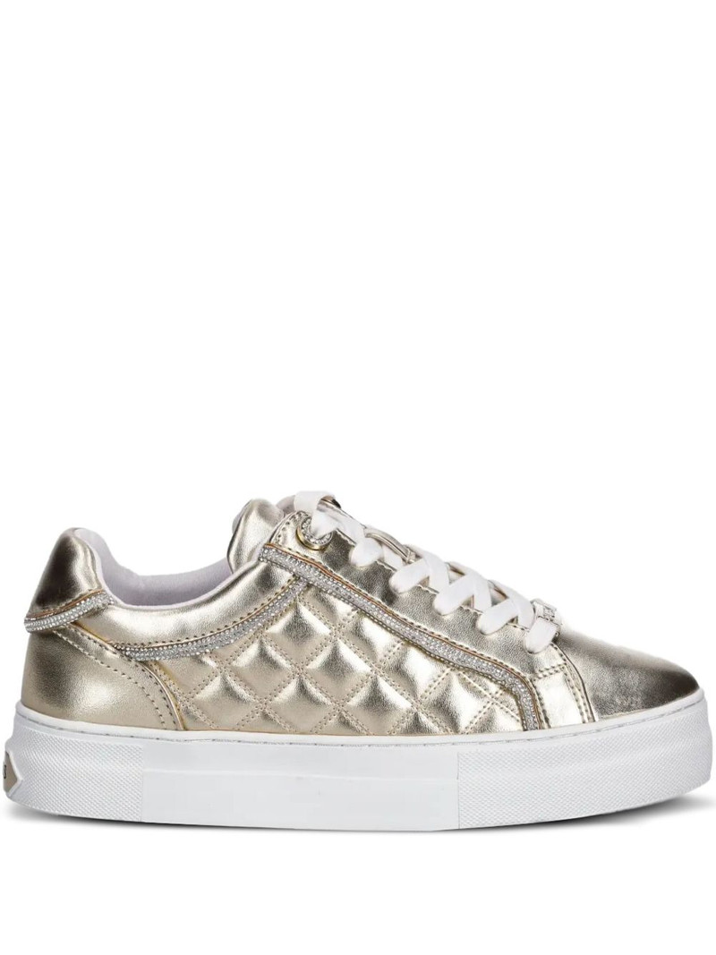 Gratea quilted metallic-effect sneakers 1