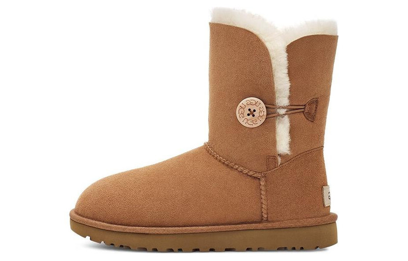 UGG (WMNS) UGG Bailey Button II Boot Fleece Lined 1016226-CHE outlook