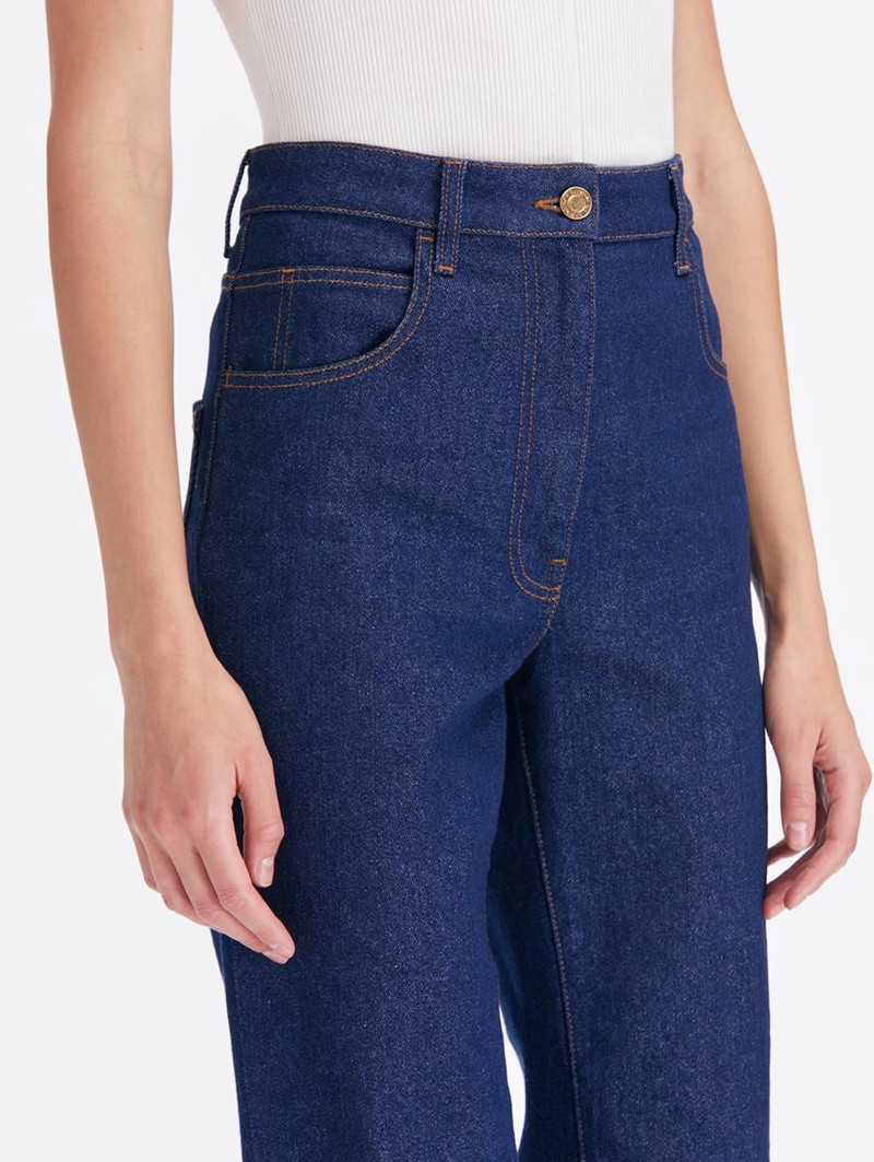STRAIGHT LEG DENIM JEANS 4