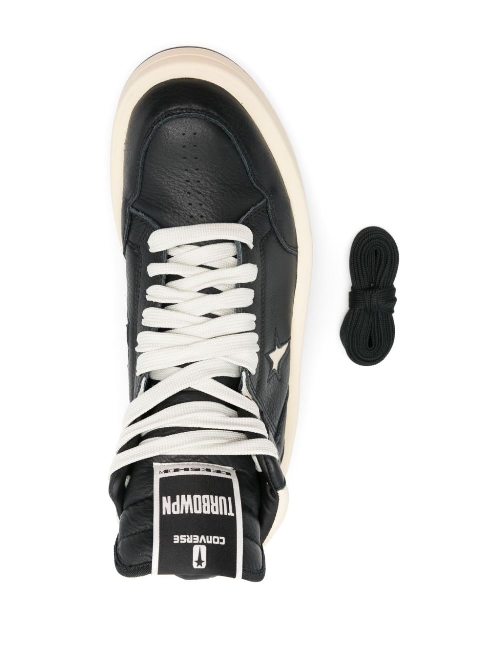 x DRKSHDW Turbowpn leather sneakers - 4