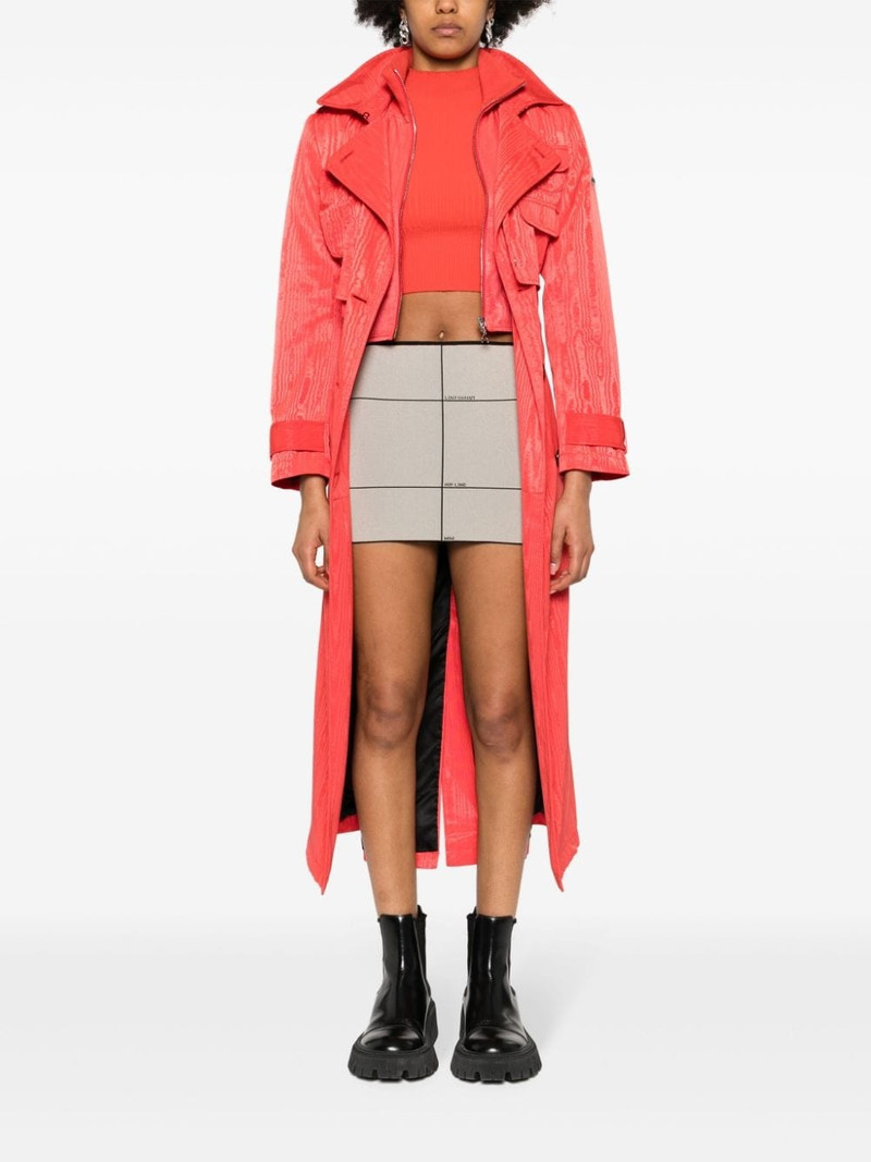 VETEMENTS motif-print mini skirt outlook