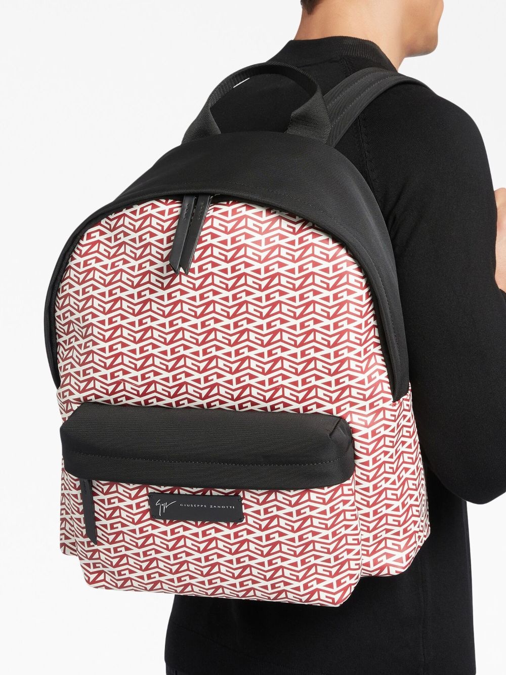 Bud logo-monogram backpack - 2
