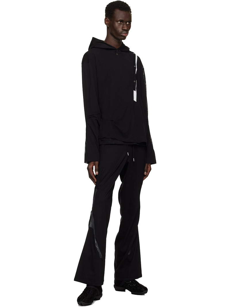 Kiko Kostadinov Black Alec K-Dart Jersey Sweatpants outlook