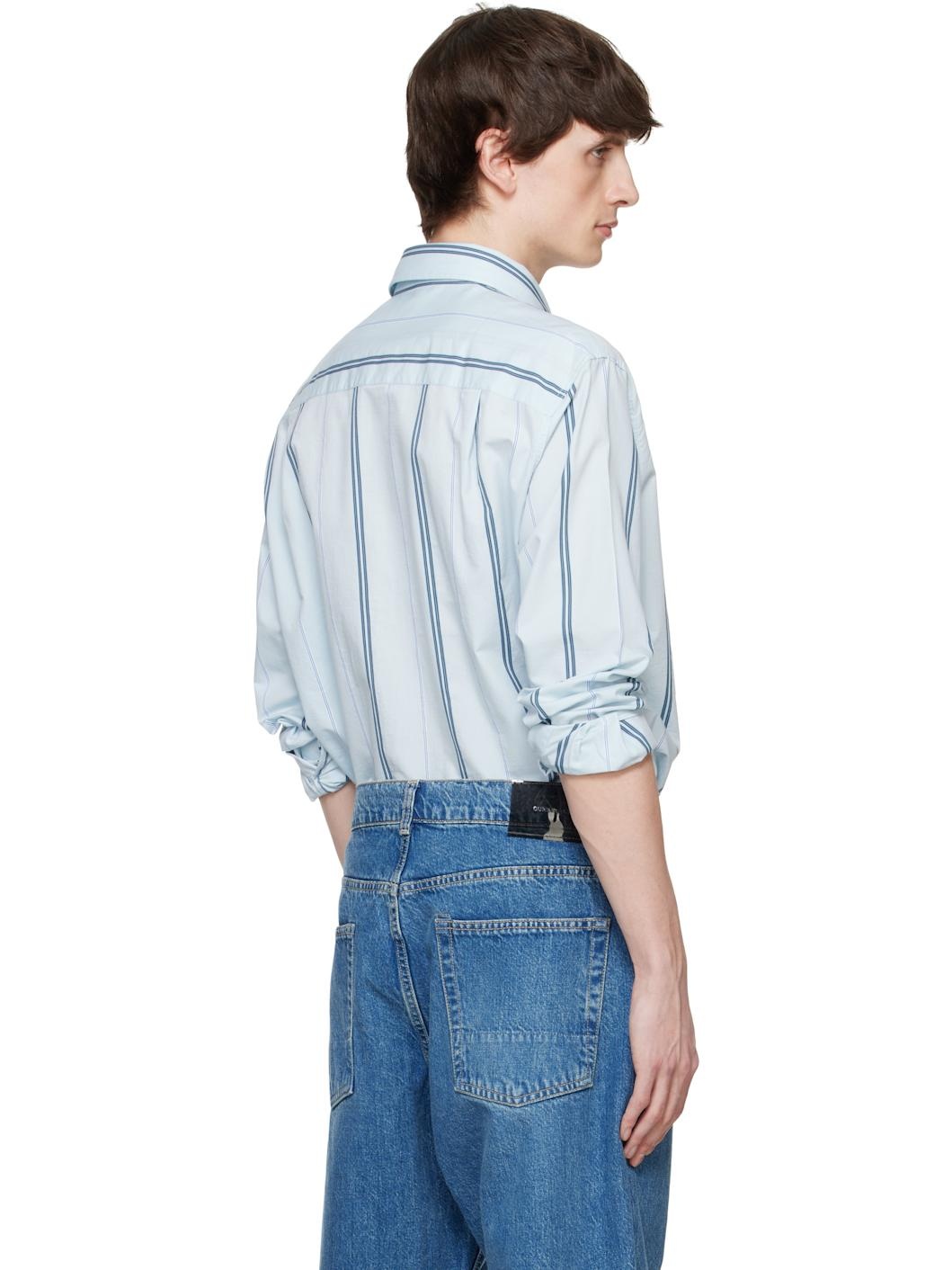 Blue Relaxed Shirt - 3