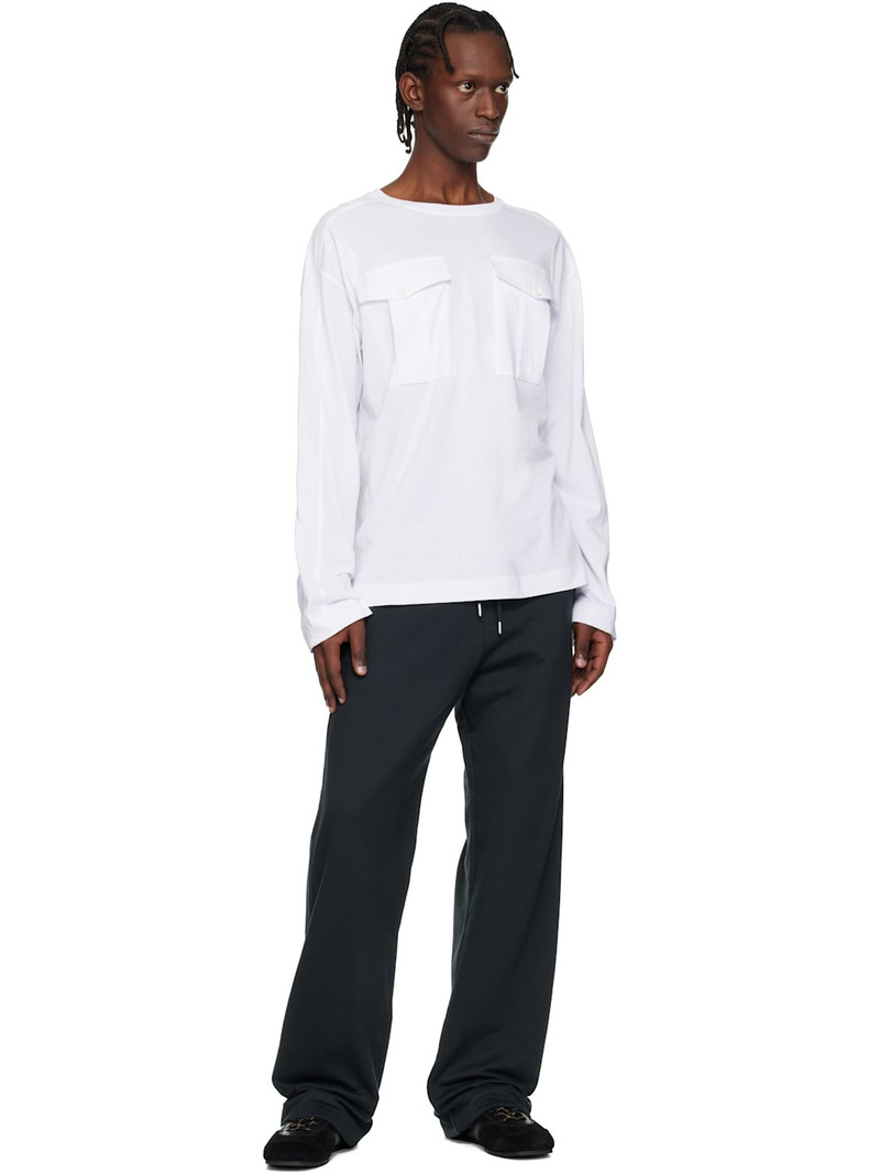 Dries Van Noten Black Drawstring Sweatpants outlook