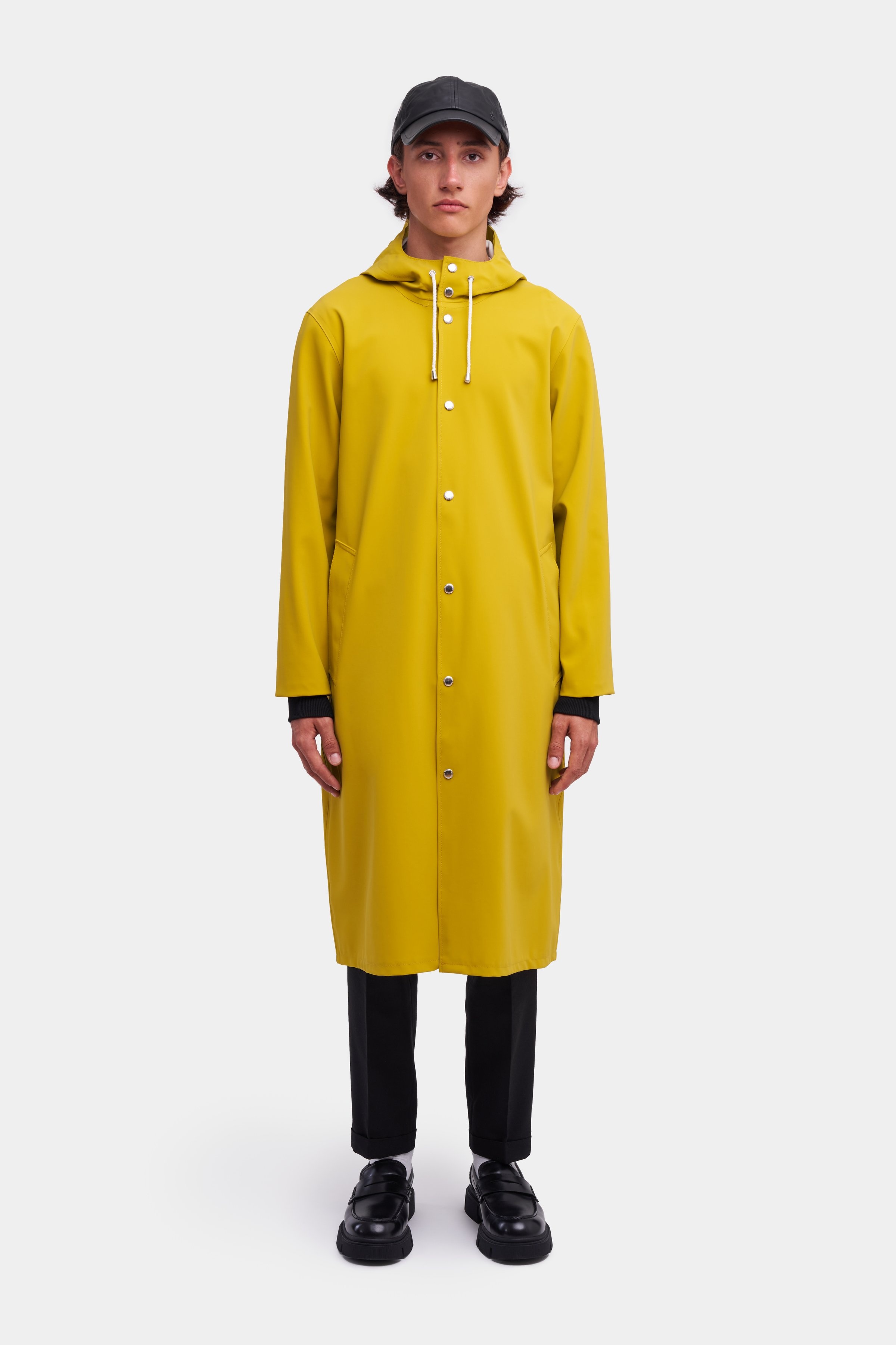 Stockholm Long Matte Raincoat Gold - 2