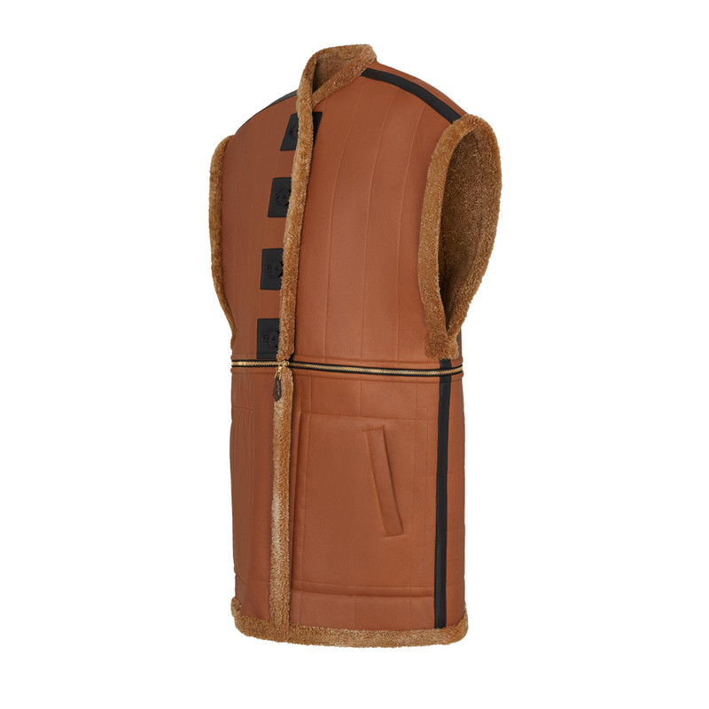 Louis Vuitton Statement Sleeveless Zipped Coat outlook