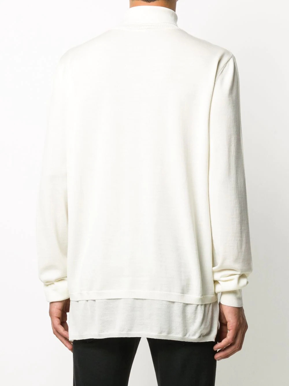 roll-neck logo jumper - 4