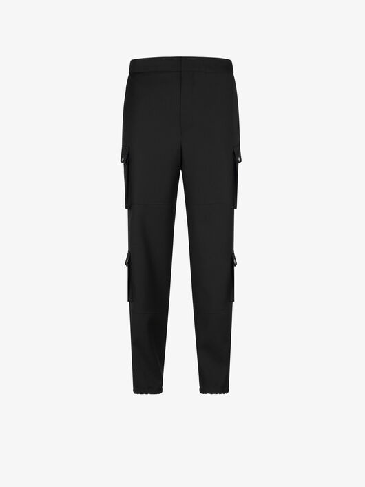 GIVENCHY PATCH CARGO PANTS IN WOOL - 1