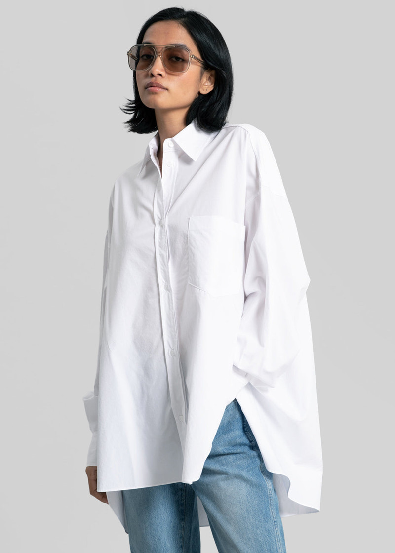 Kat Soft Oversized Shirt - White 6