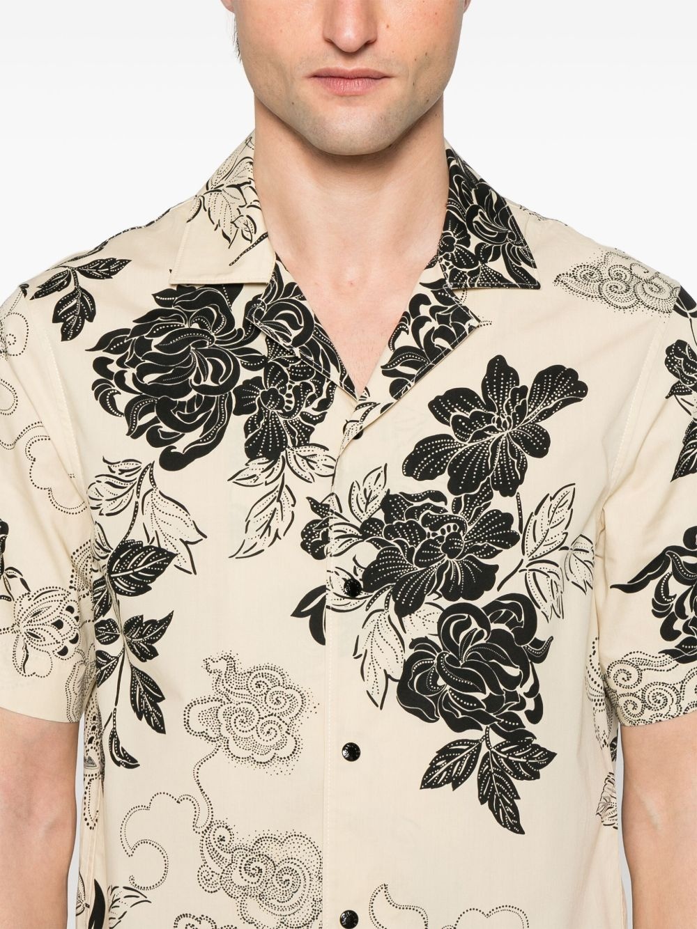 floral-print shirt - 5