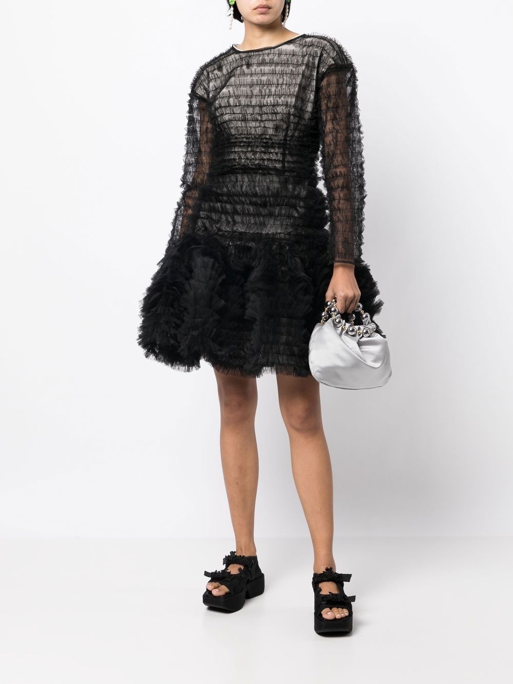 Bianca ruffled-tulle dress - 2