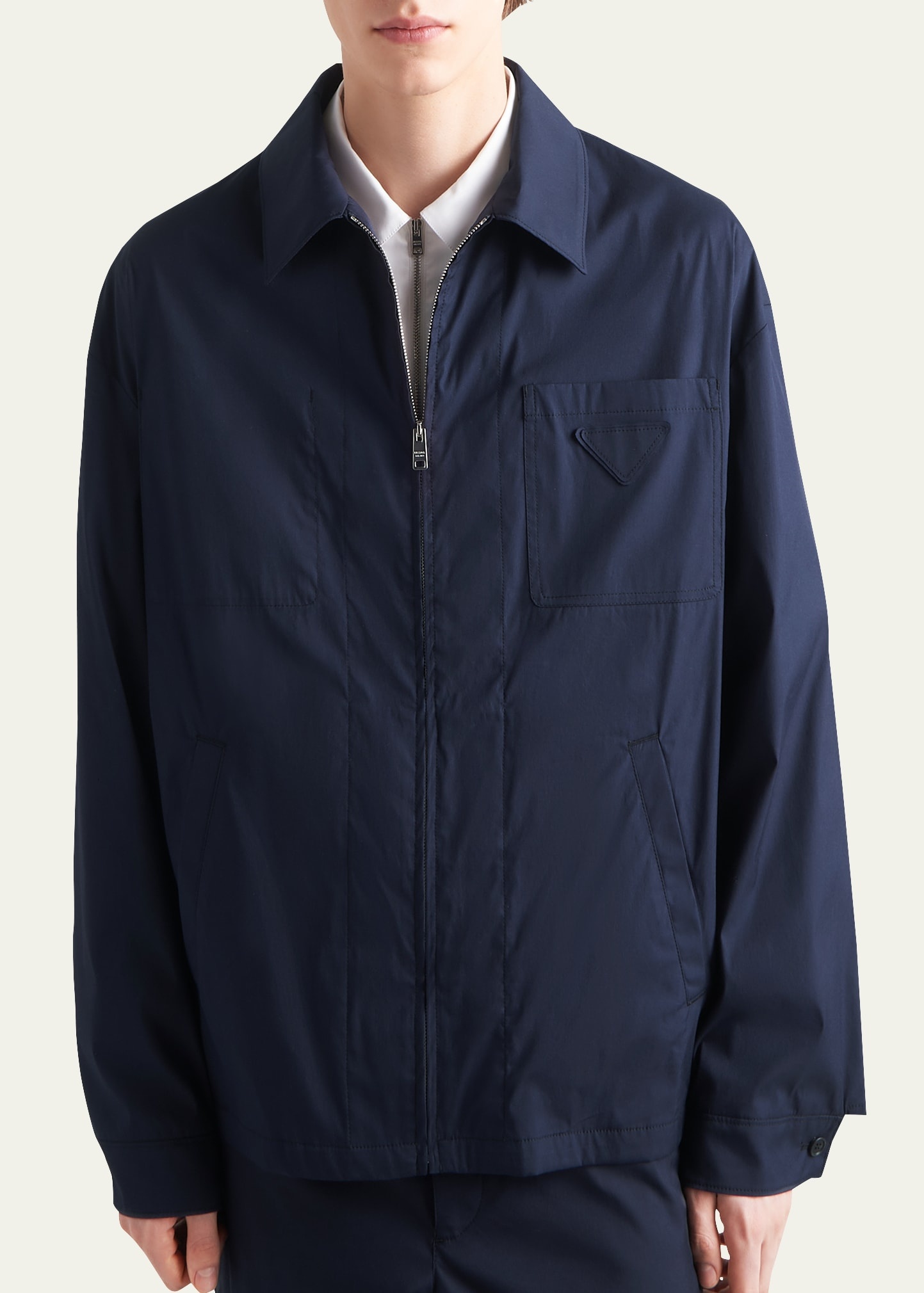 Men's Poplin Stretch Overshirt - 4