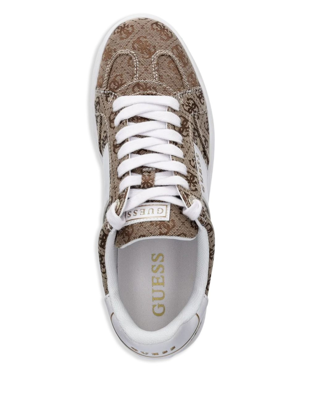 Jrone monogram-canvas sneakers - 4