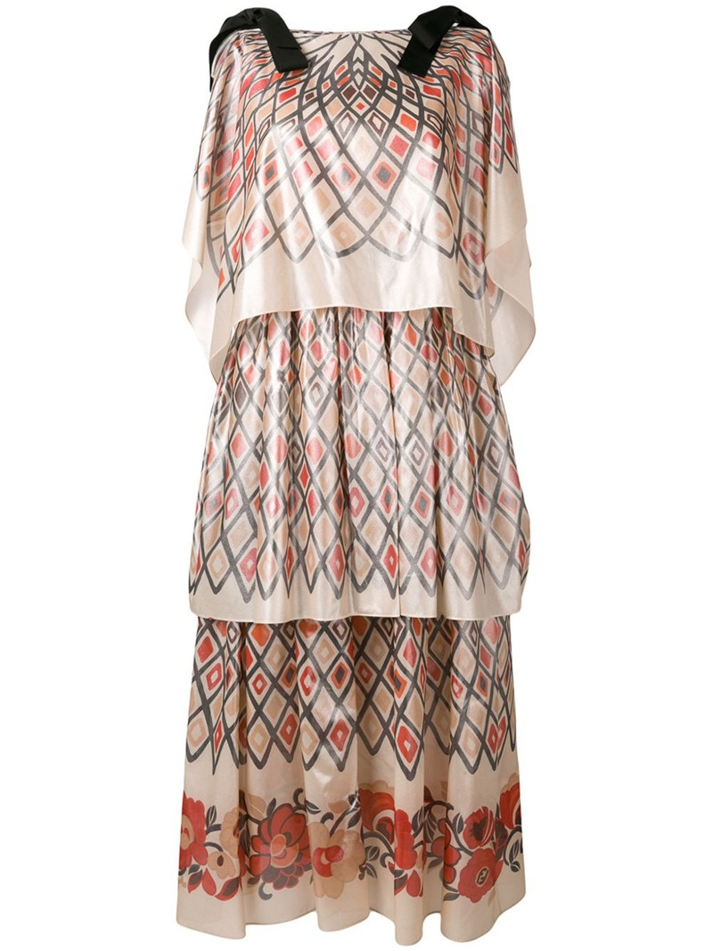 geometric skirt dress 1