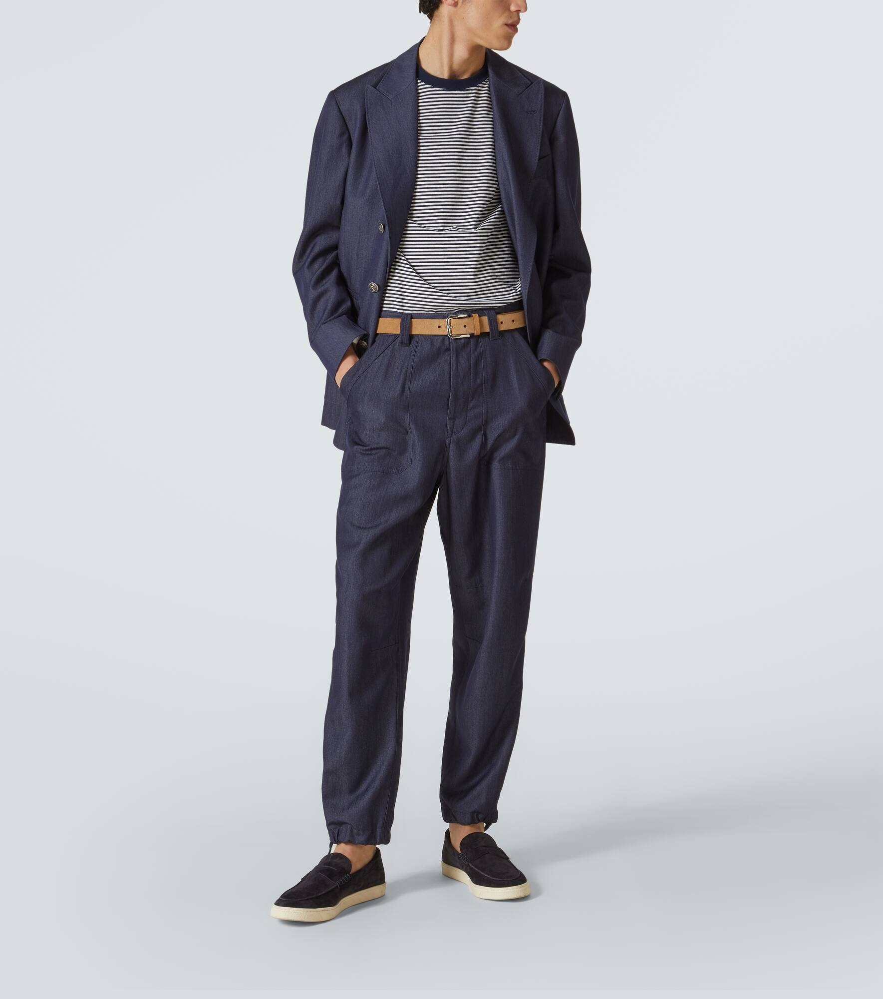 Wool-blend straight pants - 2