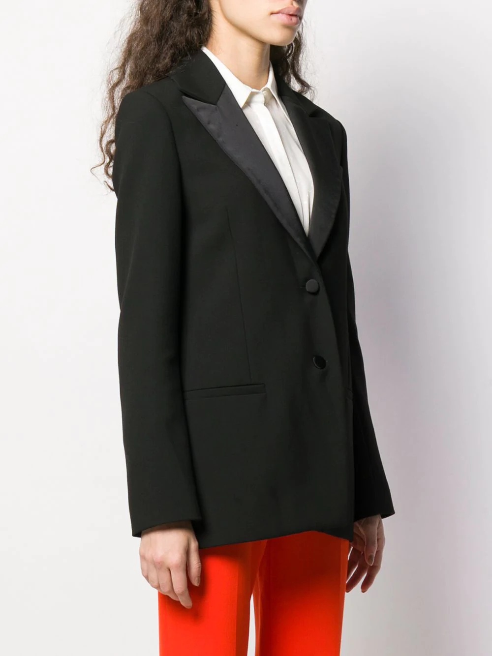 fitted tuxedo jacket - 3