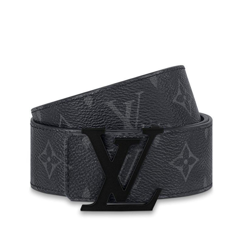 LV Initiales 40mm Matte Black Belt 2