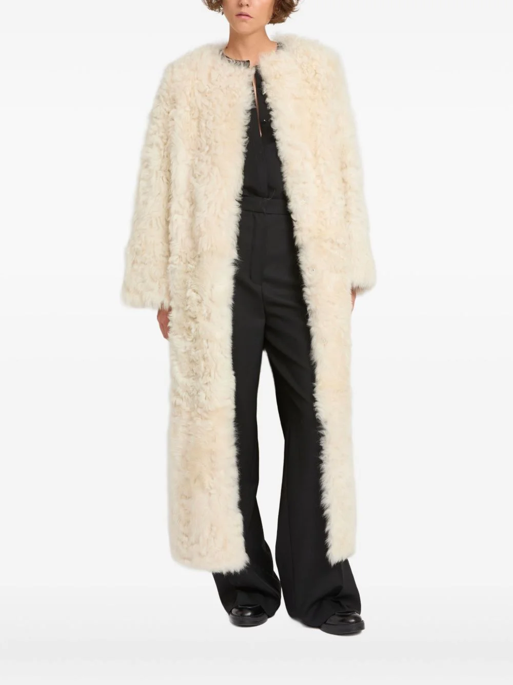 Extra Long Toscana Lambskin coat - 1