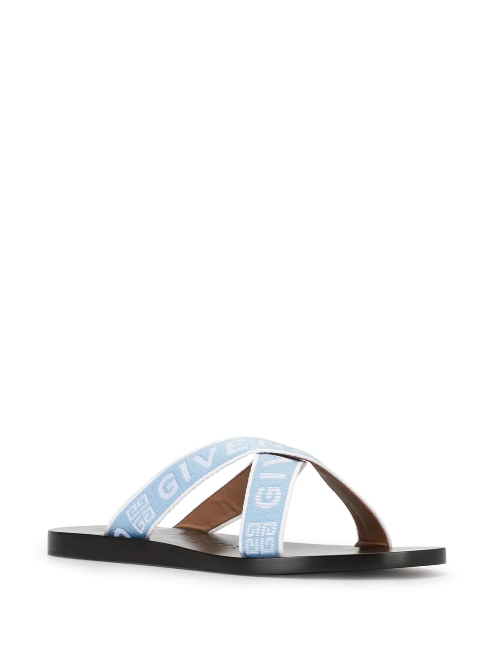 logo-strap sandals - 2