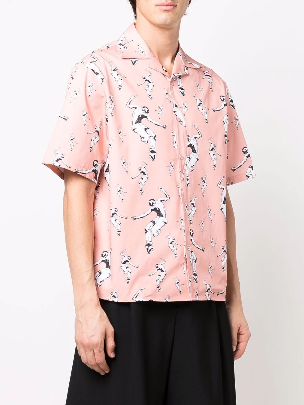 Dancers print bowling shirt - 3