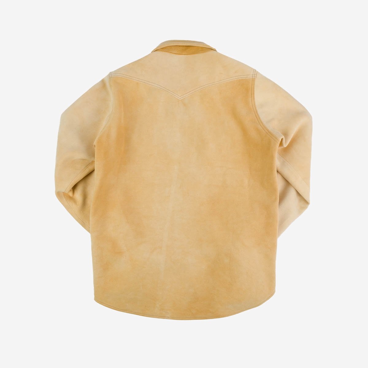 IHSB-BIGBUCK-NAT Deerskin Western Shirt 'The Big Buck' - Natural - 5