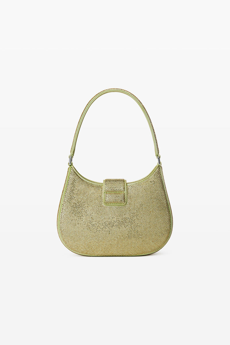 W LEGACY SMALL HOBO IN CRYSTAL SATIN 5