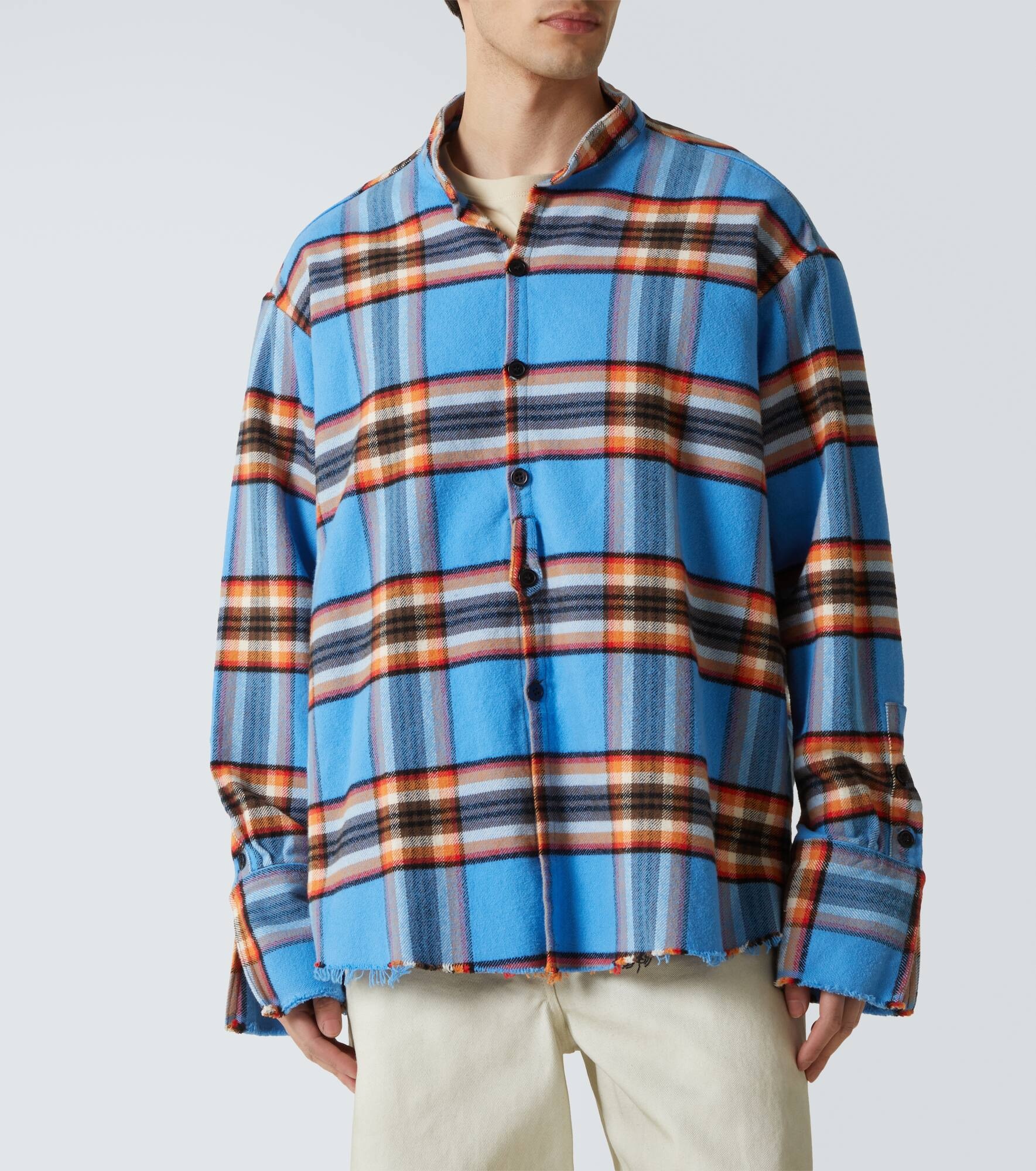 Plaid cotton shirt - 3