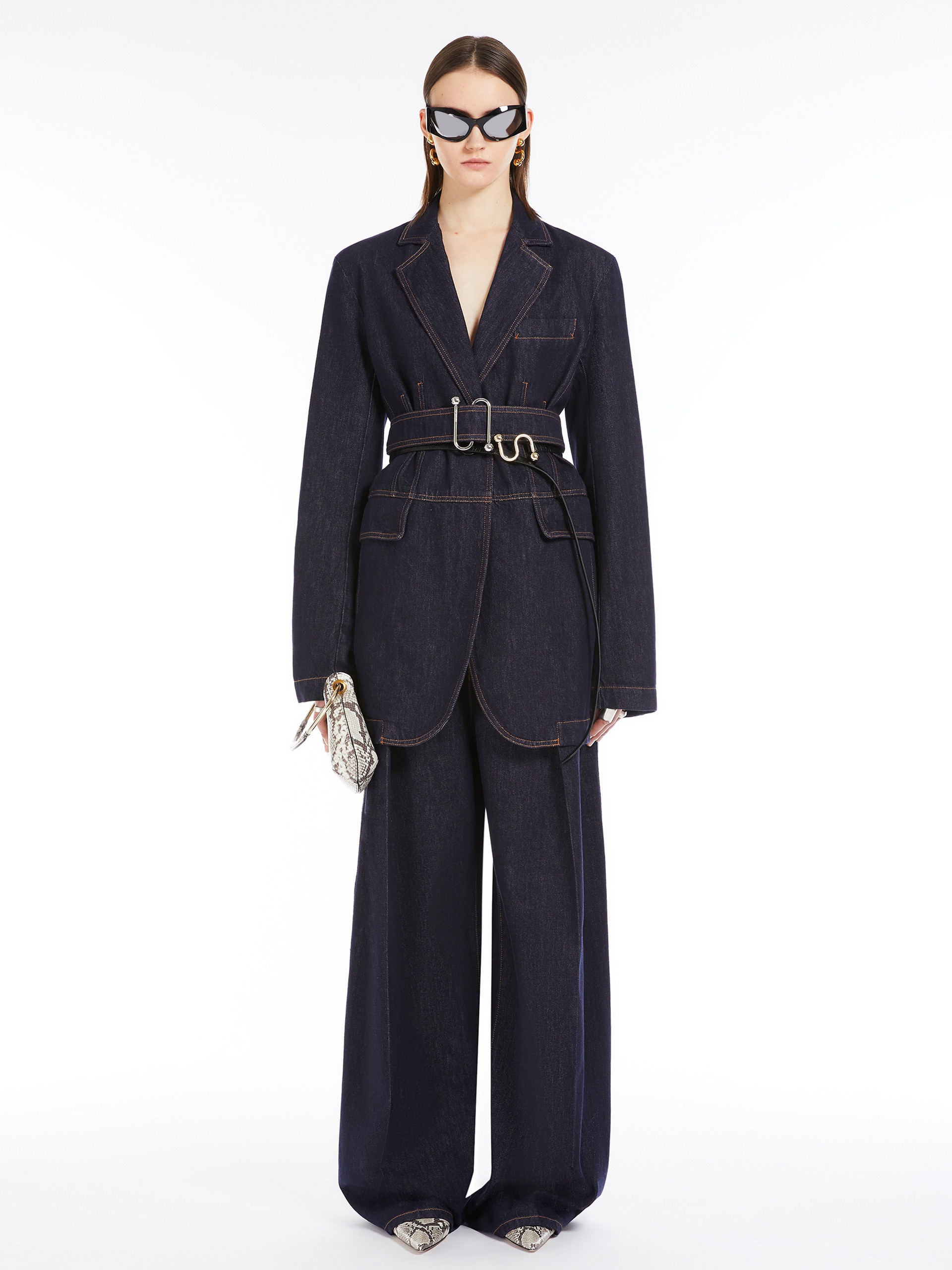 DOMINO Oversized denim blazer - 2
