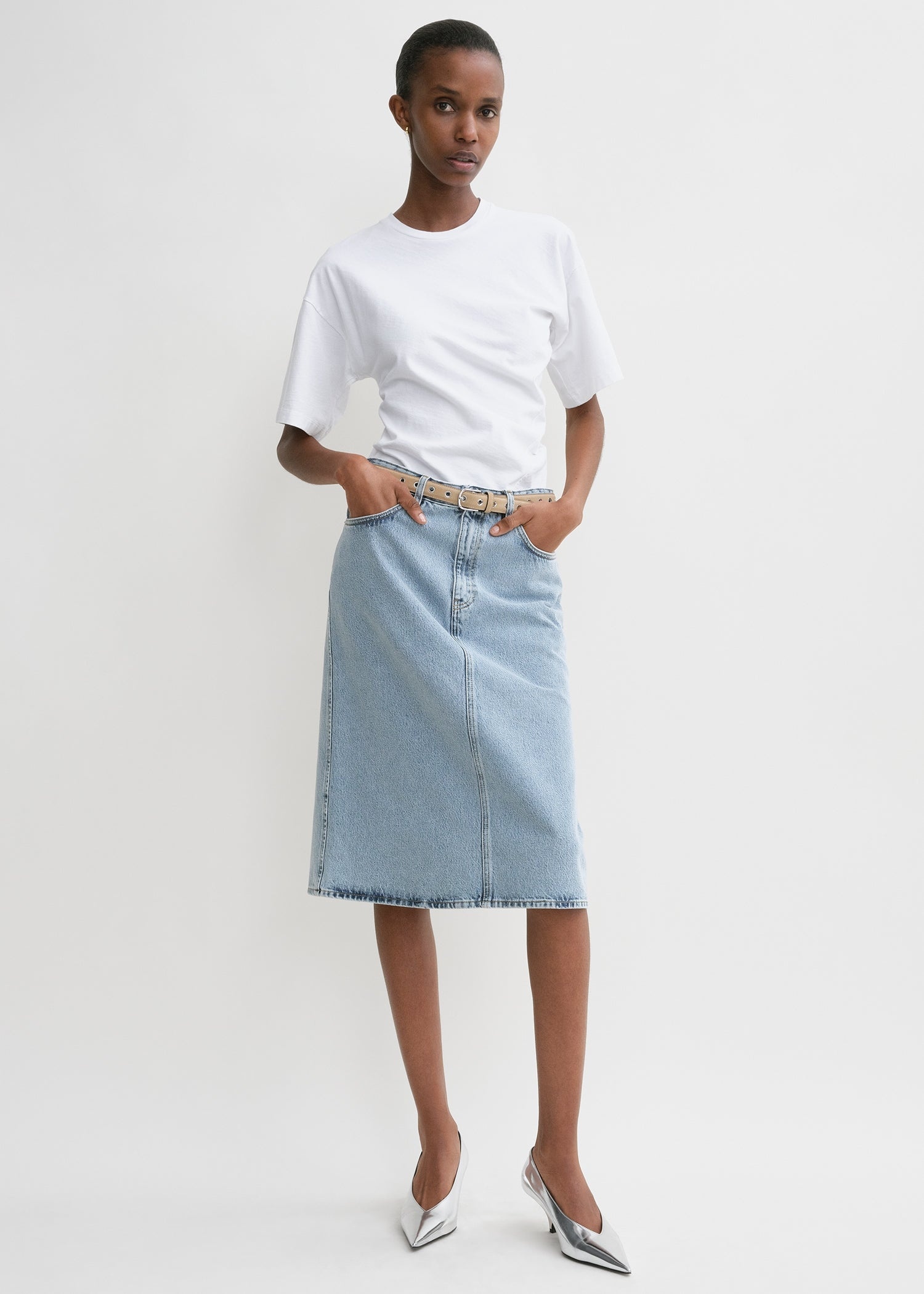 Twisted jersey tee off-white - 3