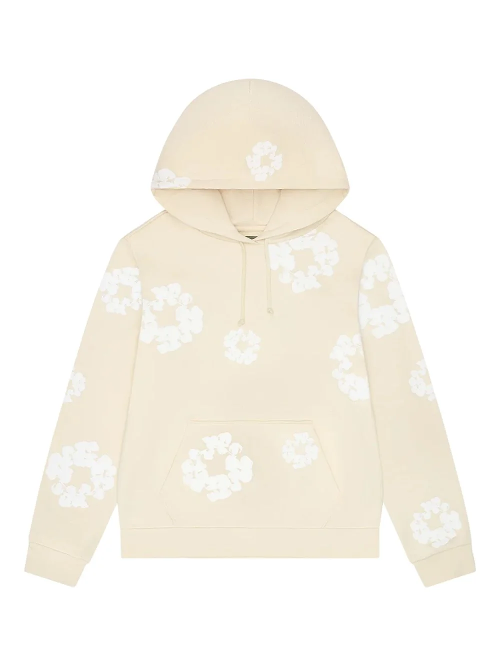 Cotton Wreath long-sleeve hoodie - 1