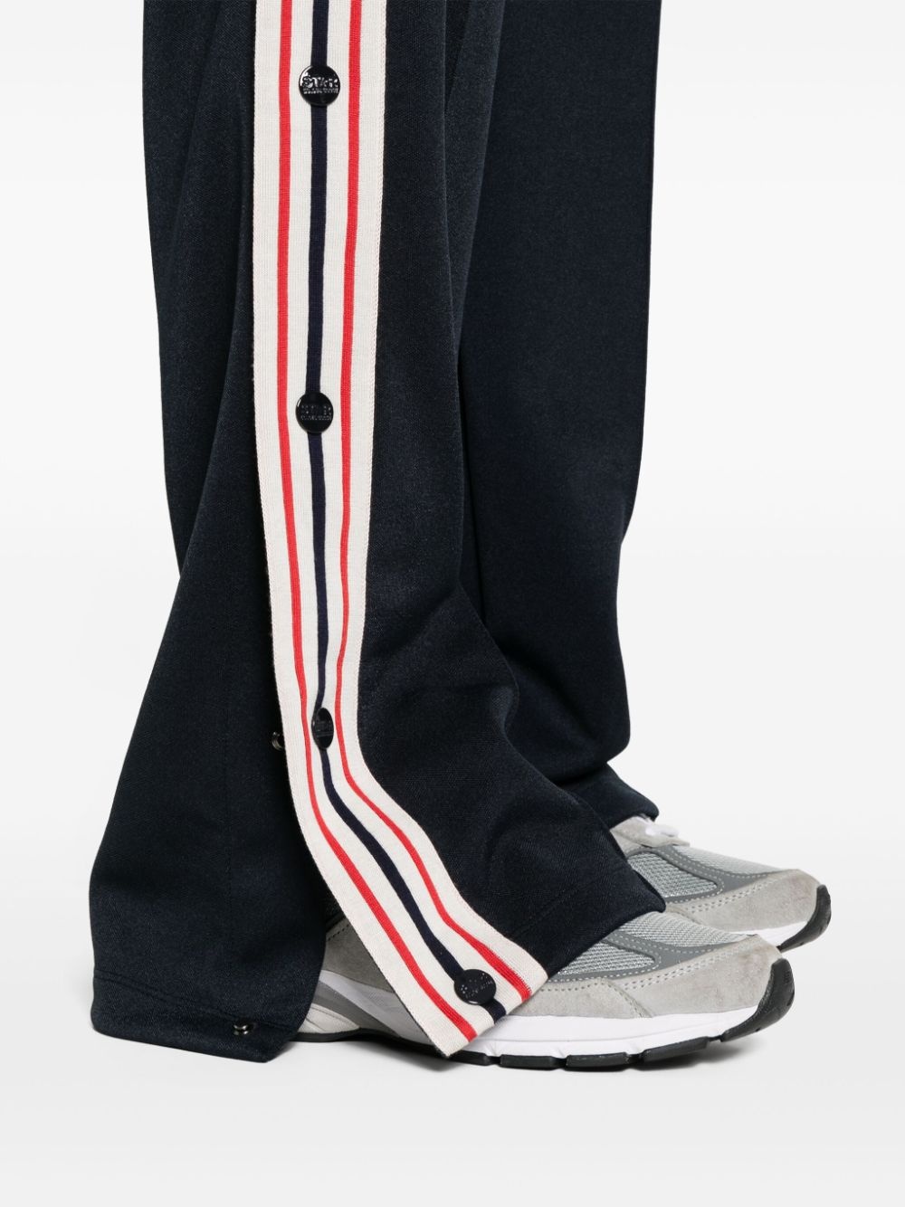 striped track pants - 5