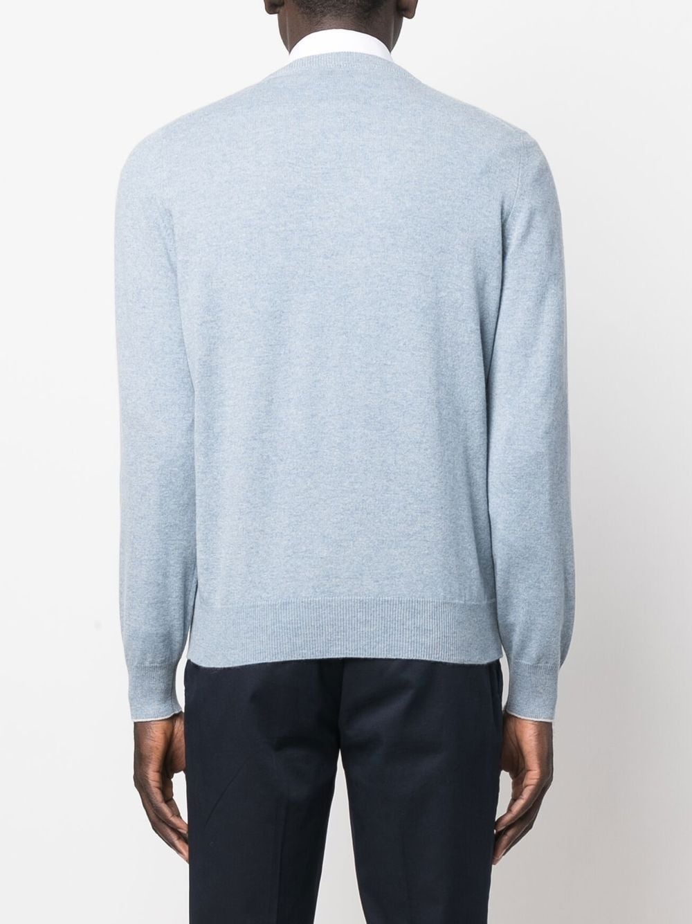 crew neck cashmere jumper - 4