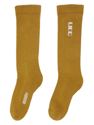 Rick Owens DRKSHDW Yellow 'Lido' Socks outlook