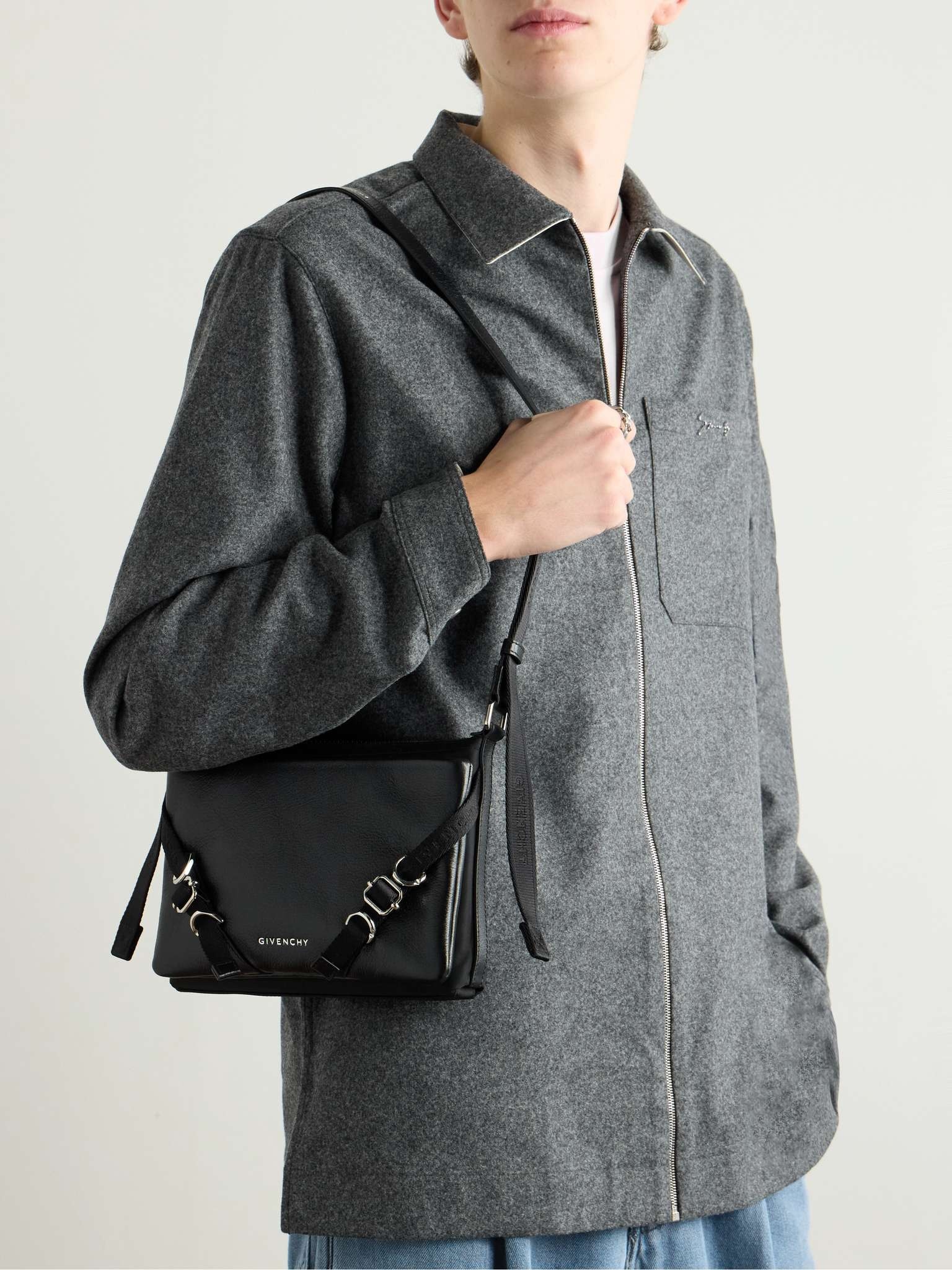 Voyou Small Leather Messenger Bag - 2