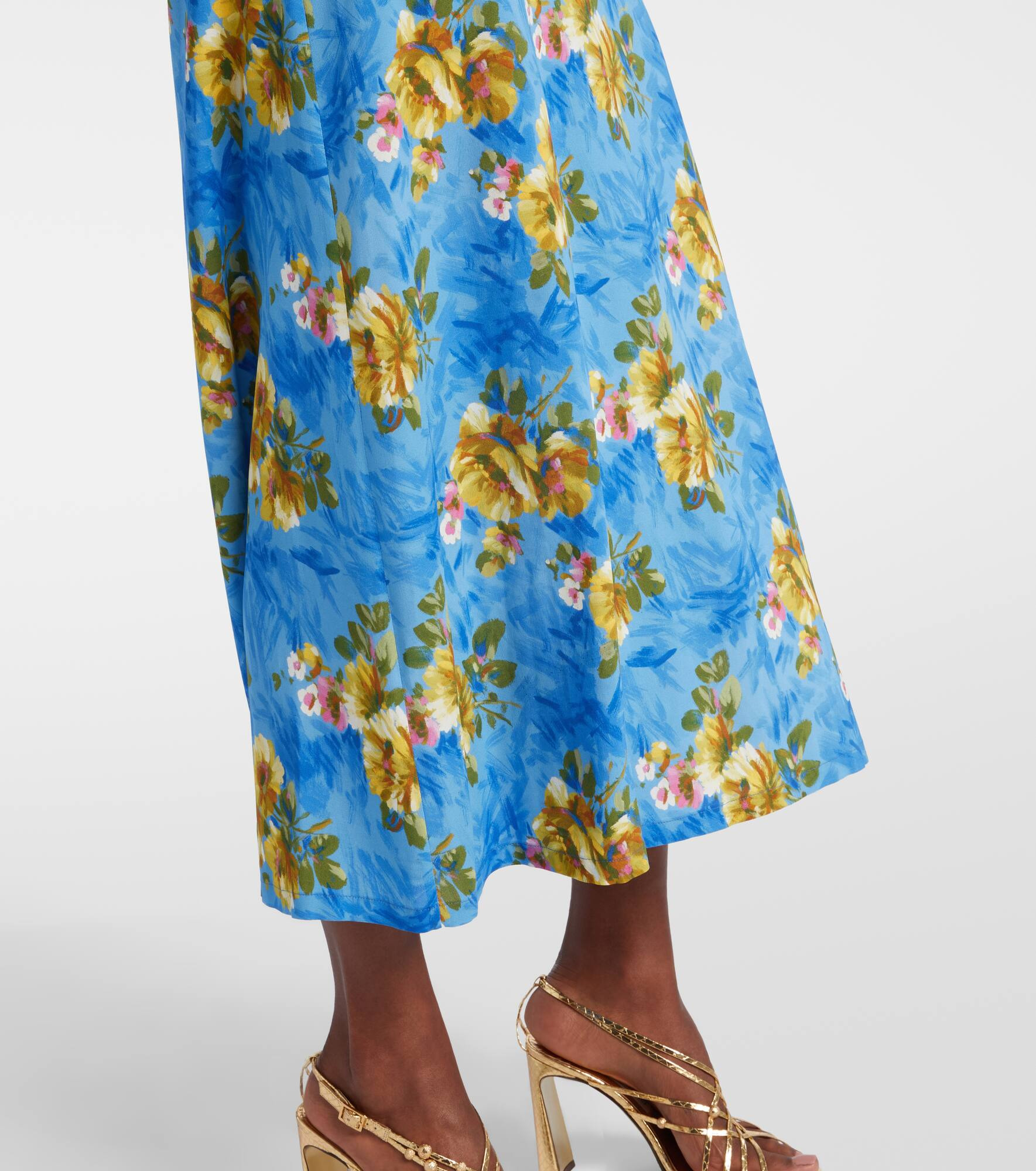 Swing floral maxi dress - 5