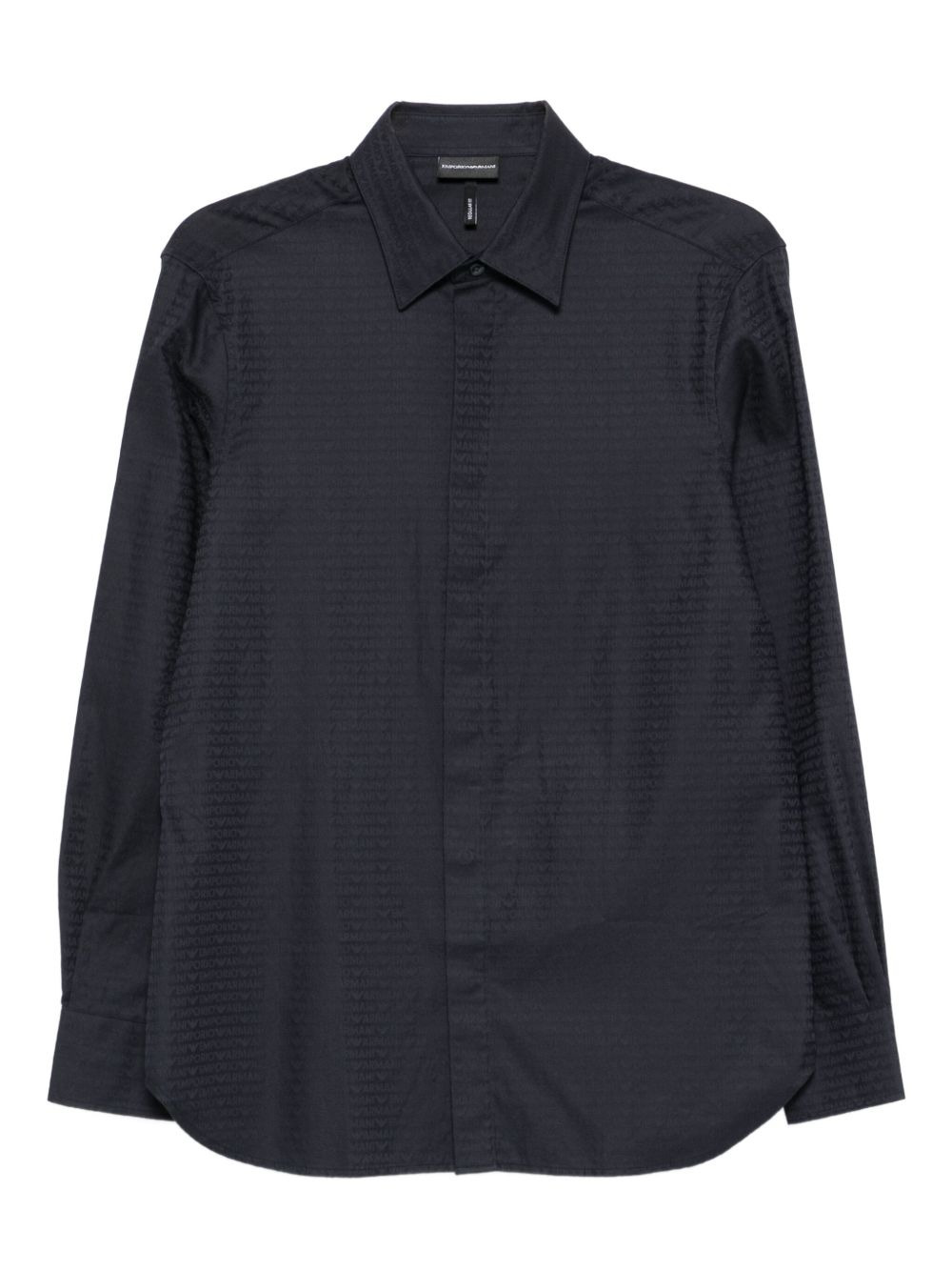 monogram-print shirt - 1